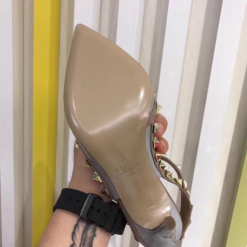 Va1e*ntin0 shoes Light Blue 10cm