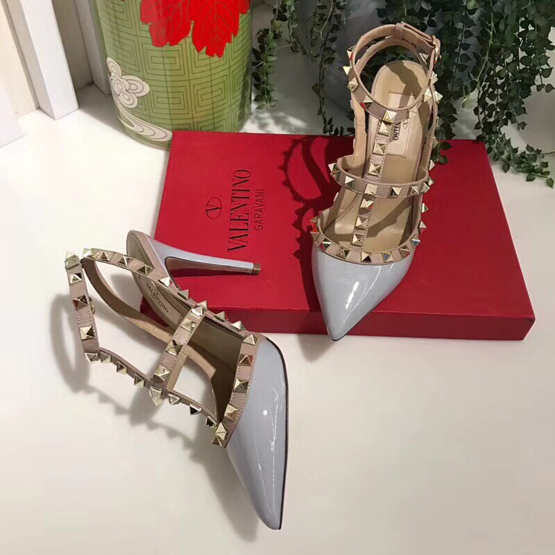 Va1e*ntin0 shoes Light Blue 10cm