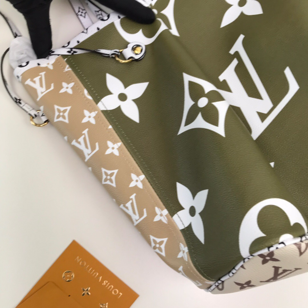 L0vis Vvtt0n Monogram Neverfull Green Handbag M44568 Bagsaa