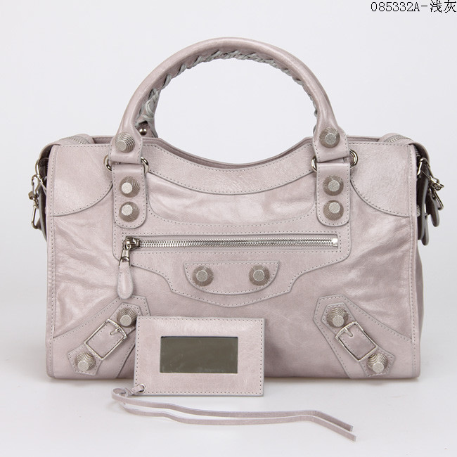 Ba1en*iaga Classic City 38cm Bag light gray