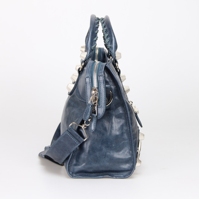 Ba1en*iaga Classic City 38cm Bag blue