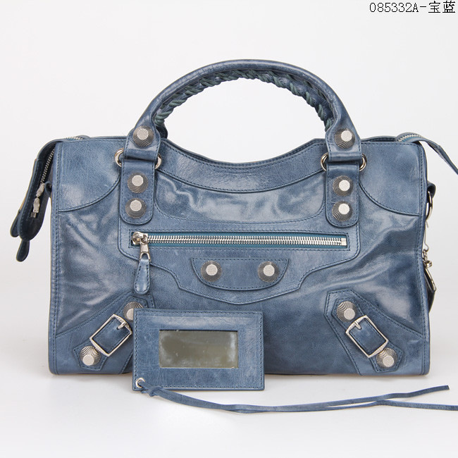 Ba1en*iaga Classic City 38cm Bag blue