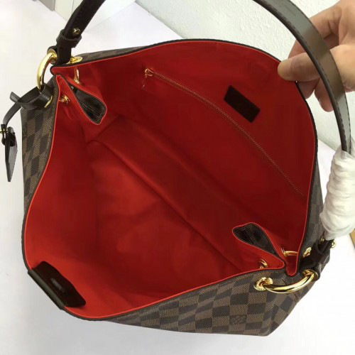 L0vis Vvtt0n Graceful Monogram in Red Bag MM