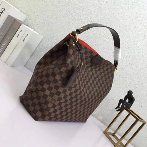 L0vis Vvtt0n Graceful Monogram in Red Bag MM