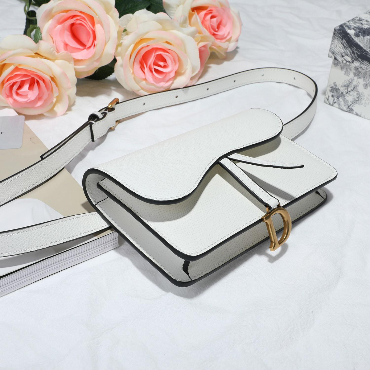 D10r Saddle Waistband Saddle white bag 17cm
