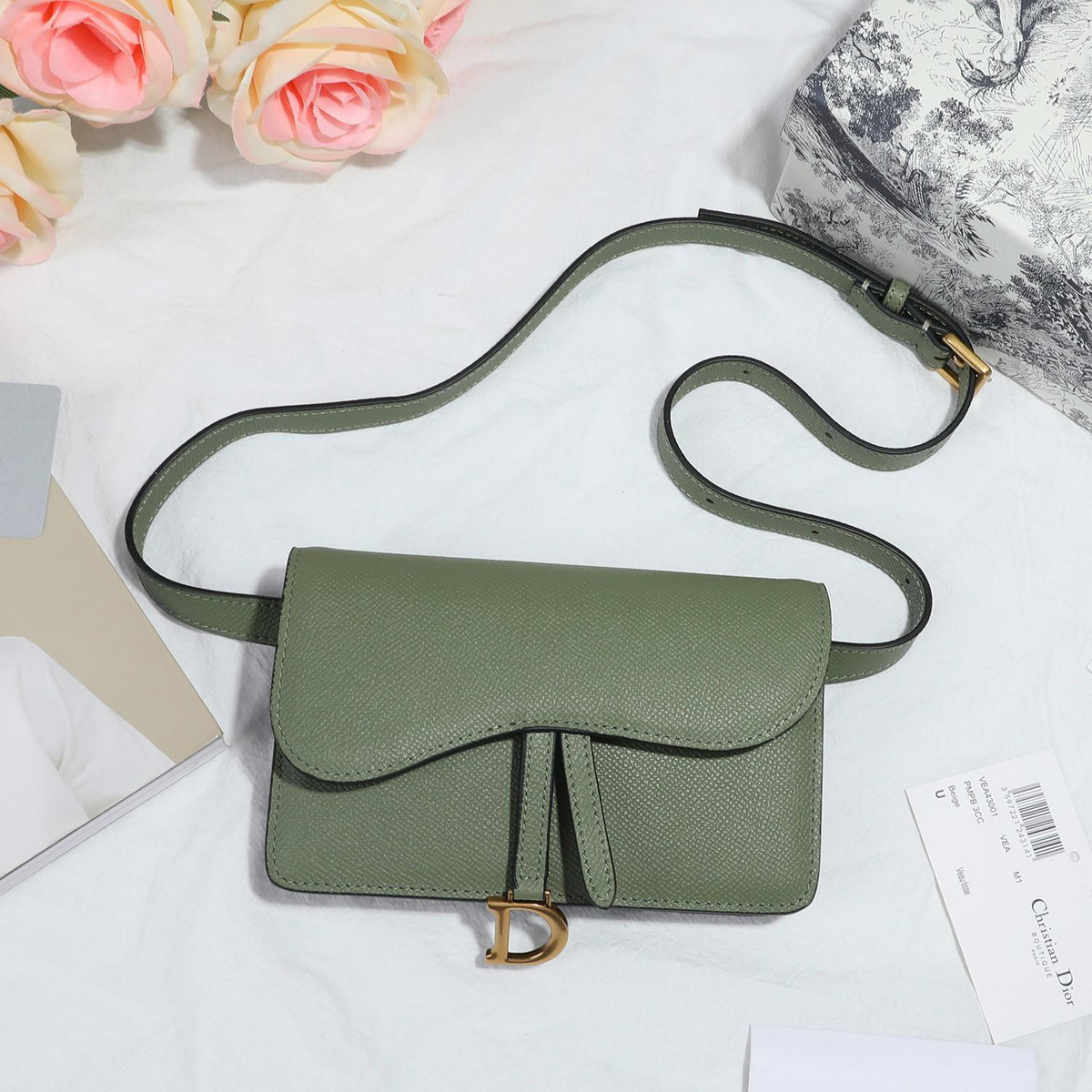 D10r Saddle Waistband Saddle green bag 17cm