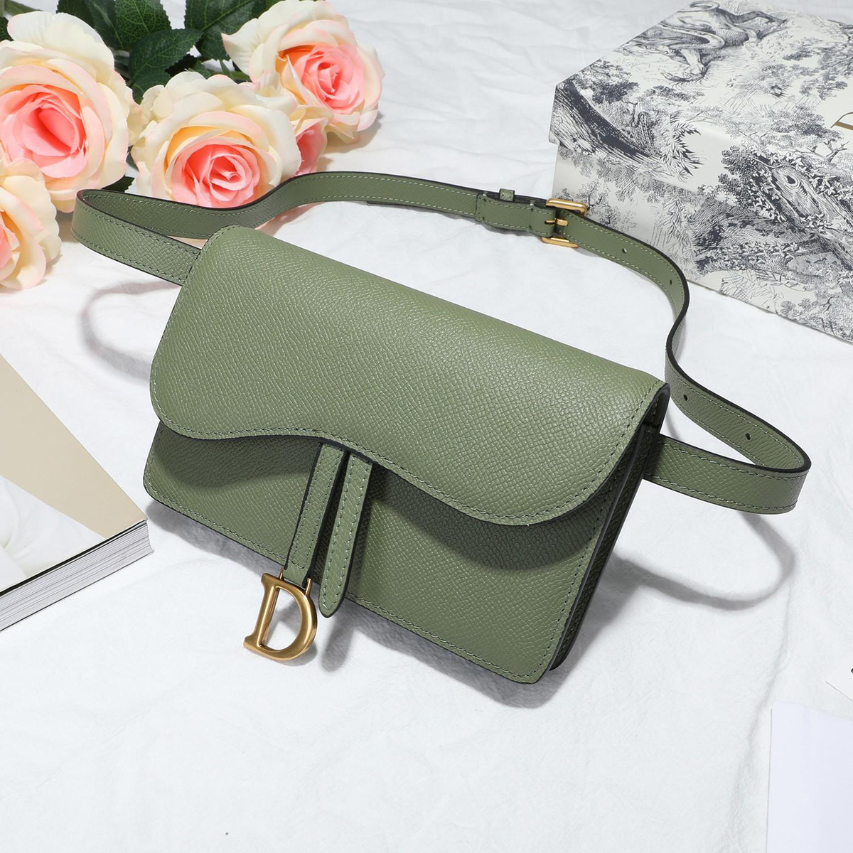 D10r Saddle Waistband Saddle green bag 17cm