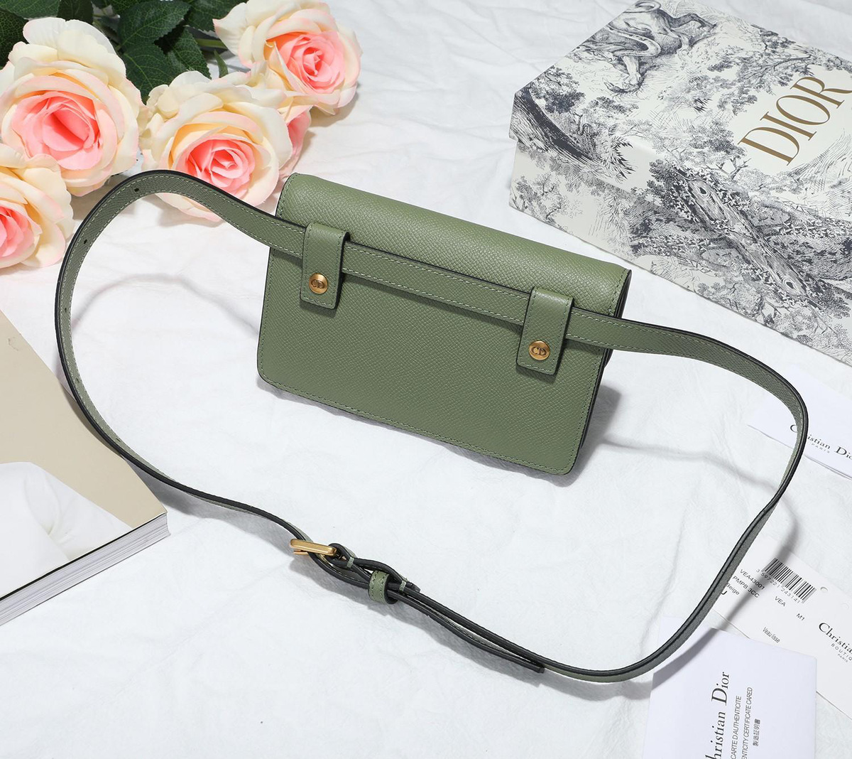 D10r Saddle Waistband Saddle green bag 17cm