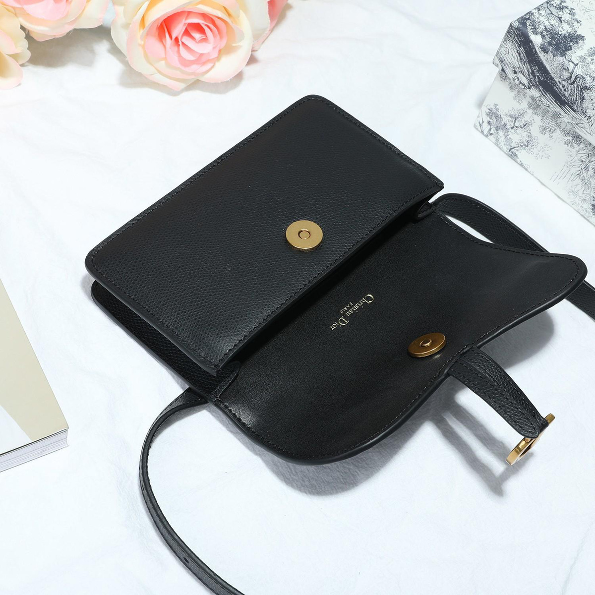D10r Saddle Waistband Saddle Black bag 17cm