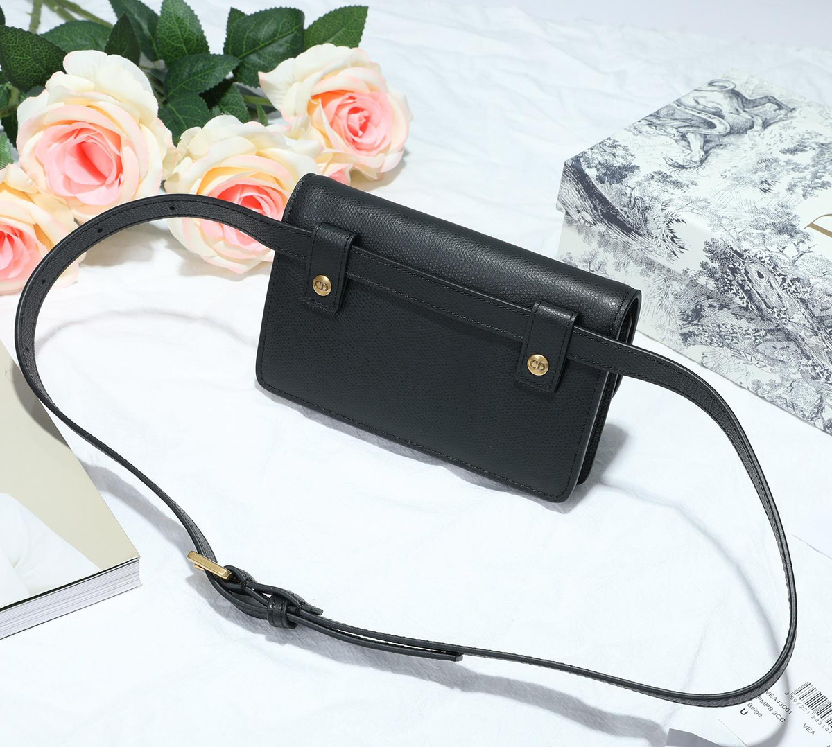 D10r Saddle Waistband Saddle Black bag 17cm