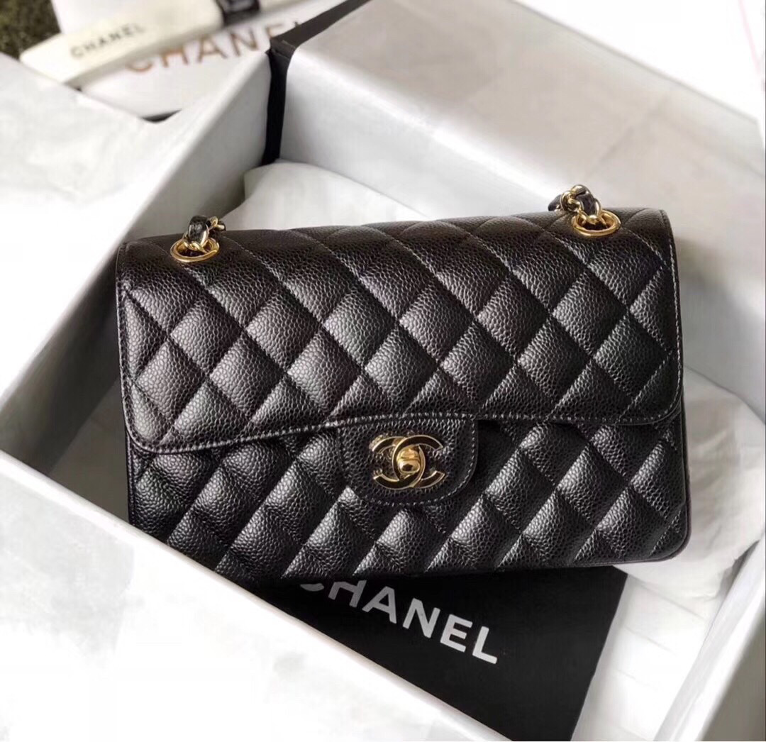 Bagsaaa Ch**el Small Classic Handbag A01113 Black - 14.5 × 23 × 6 cm