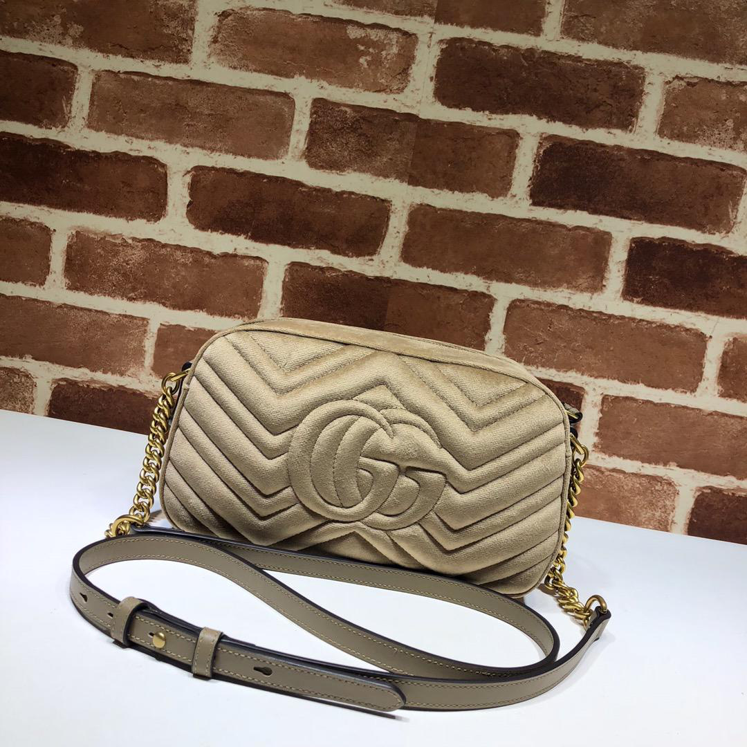 Gvc*1 Khaki velvet Bag Bgasaa