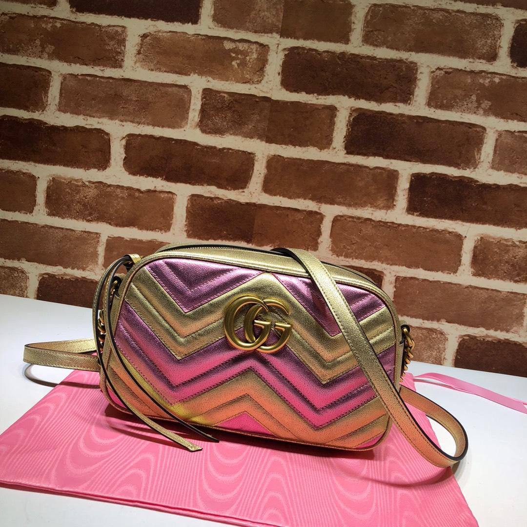 Gvc*1 Original Gold with Purple Handbag Bagsaa