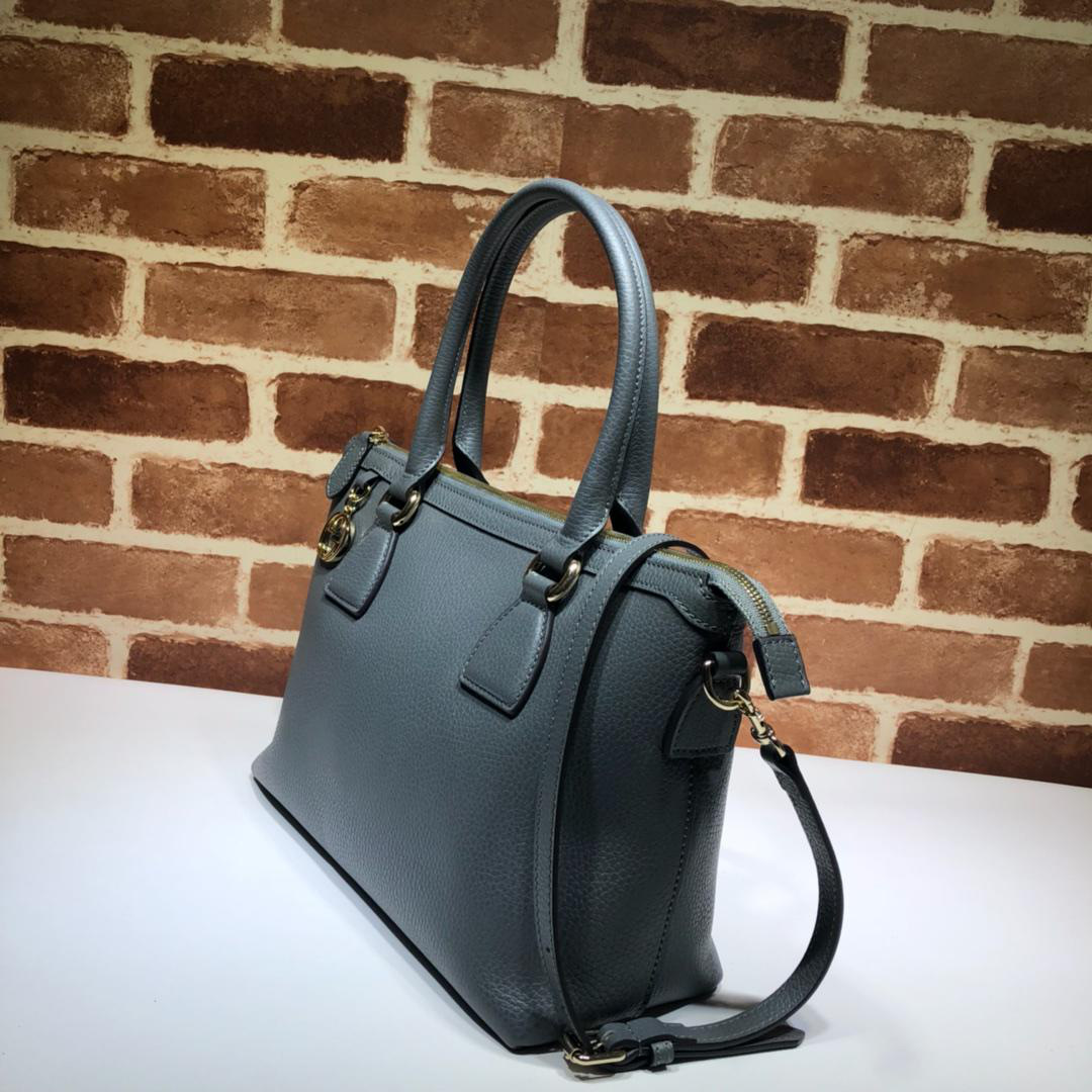 Bagsaa Gvc*1 Calfskin Light Blue Handbag