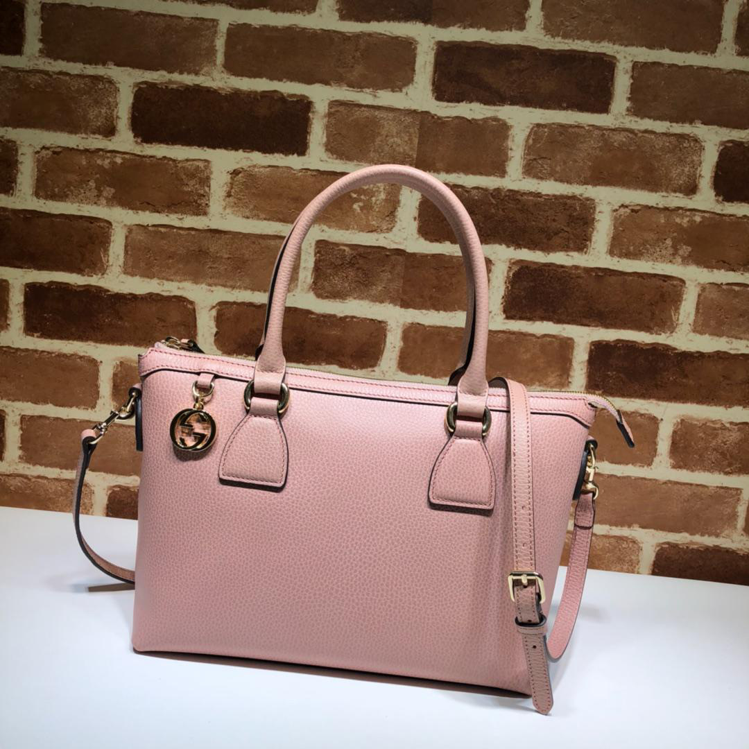 Bagsaa Gvc*1 Calfskin Pink Handbag