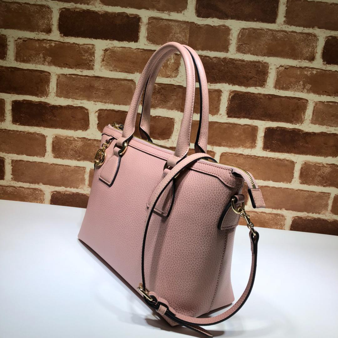 Bagsaa Gvc*1 Calfskin Pink Handbag