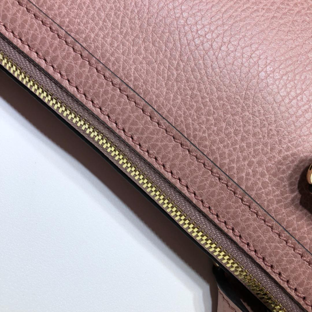 Bagsaa Gvc*1 Calfskin Pink Handbag