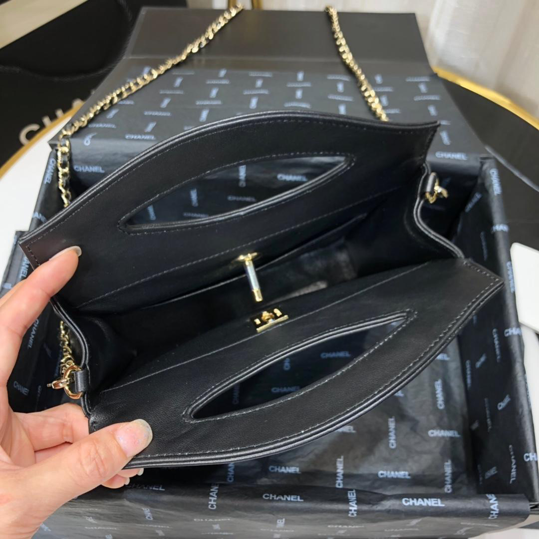 Ch**el mini Chain Shoulder Black Handbag