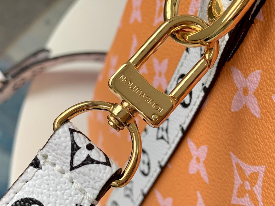 LV Speedy Bandoulière Red and Pink Handbag 30cm M44572