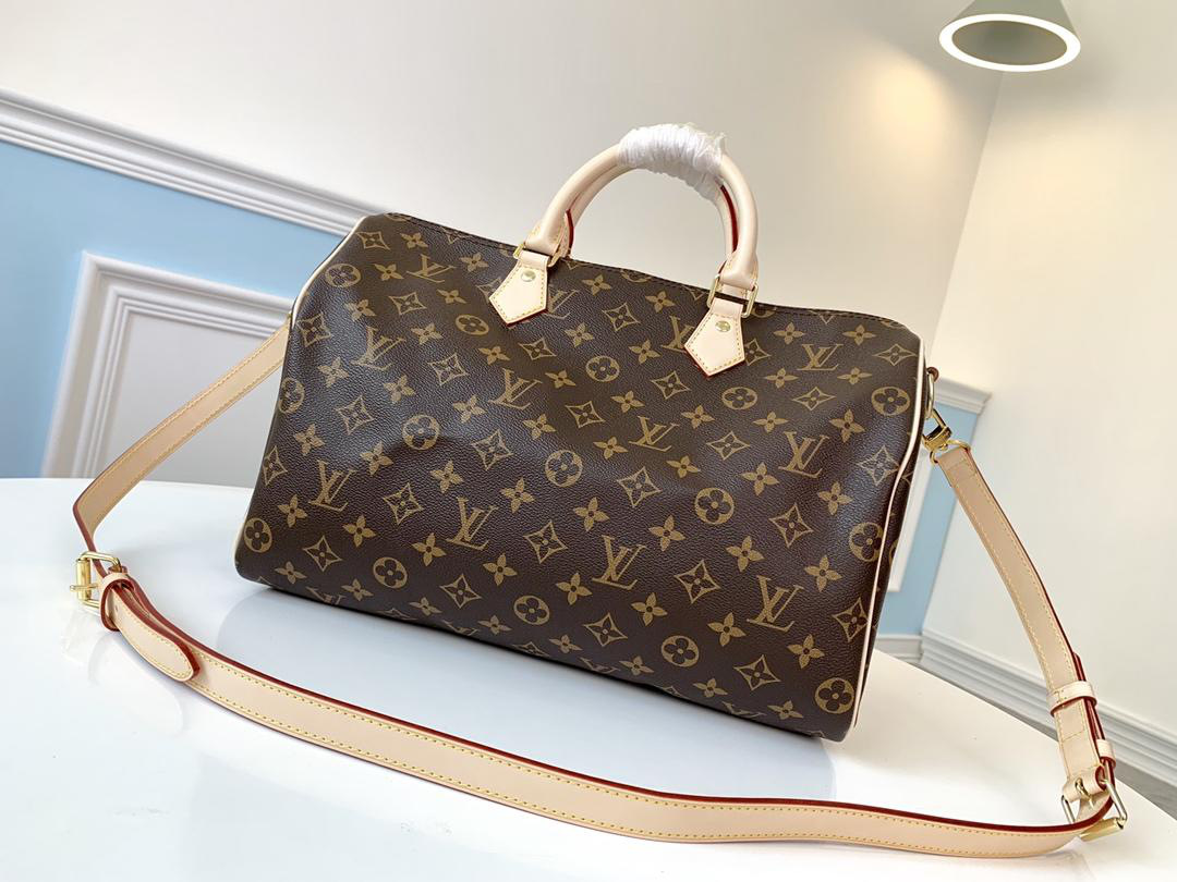 LV Speedy Monogram Handbag 35cm M41366 Bagsaa