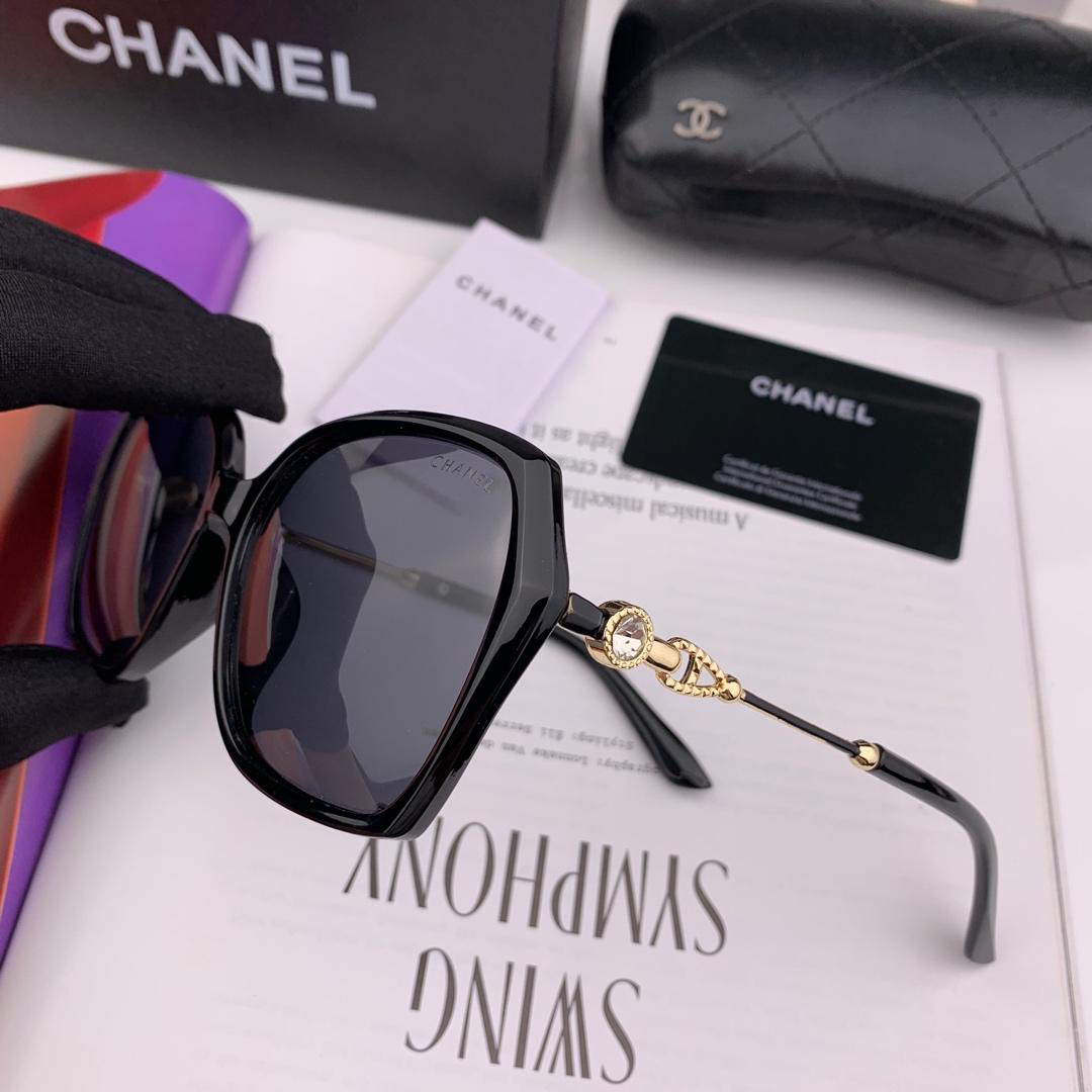 Ch**el 2019 Fashion Round Frame Sunglasses