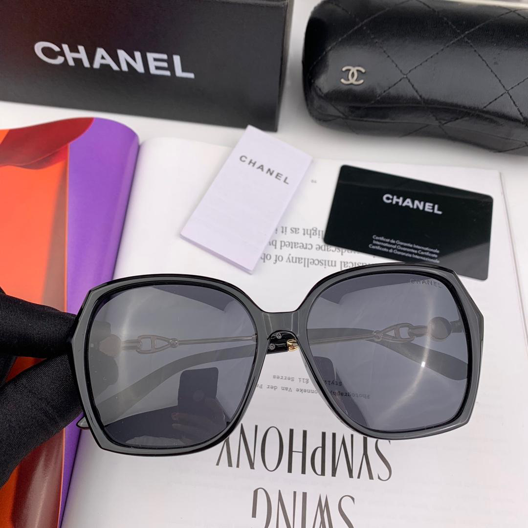 Ch**el 2019 Fashion Round Frame Sunglasses