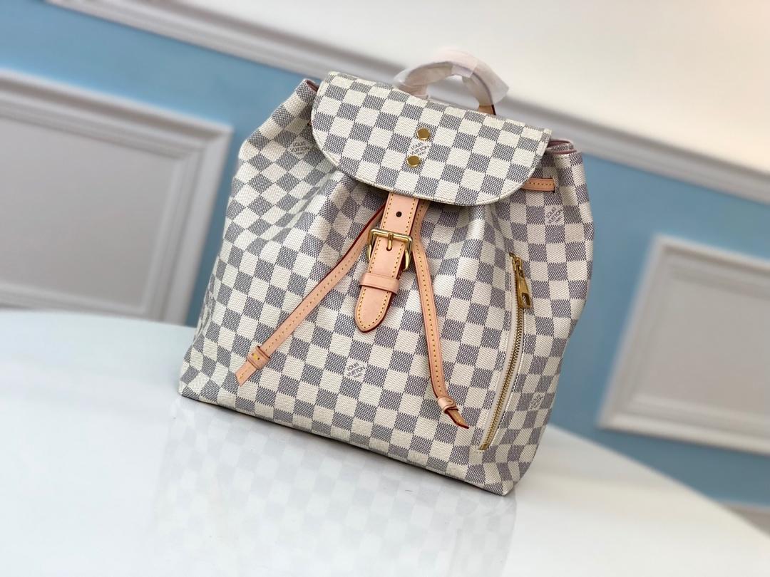 L0vis Vvtt0n Sperone Damier Azur Backpack N41578 Bagsaa