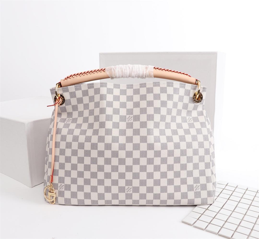 L0vis Vvtt0n Artsy Monogram canvas Handbag White 
