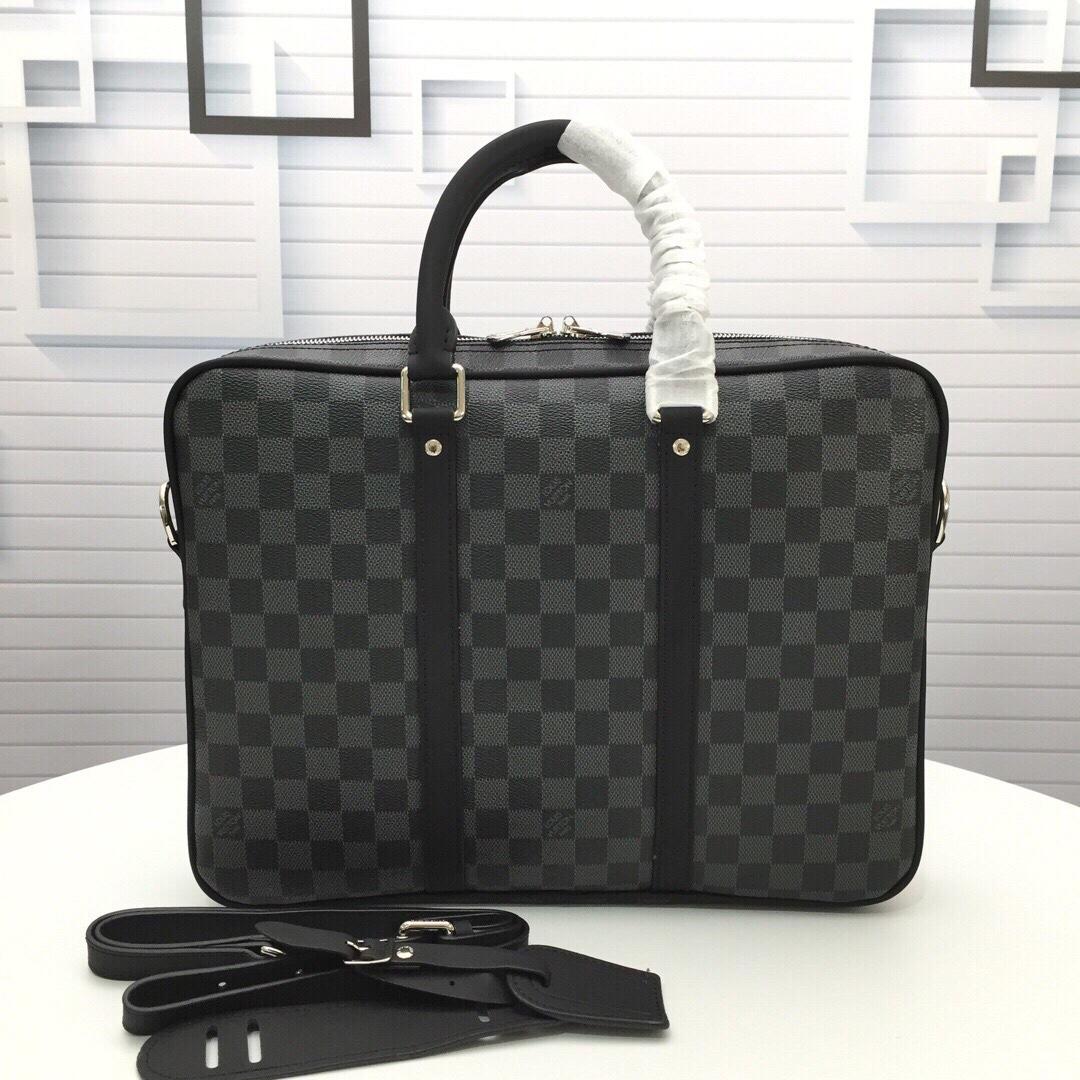 L0vis Vvtt0n Porte-Documents Voyage Small Canvas Damier bag