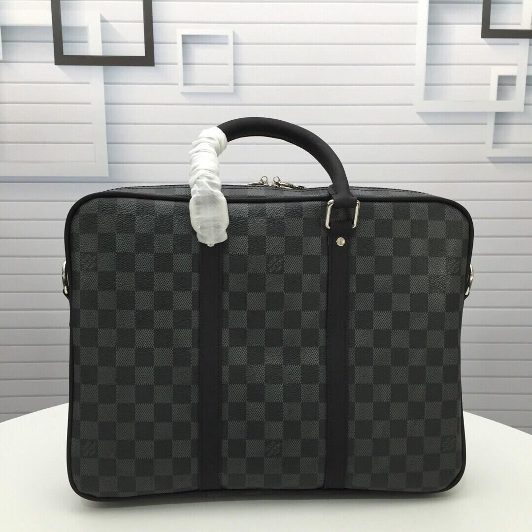 L0vis Vvtt0n Porte-Documents Voyage Small Canvas Damier bag