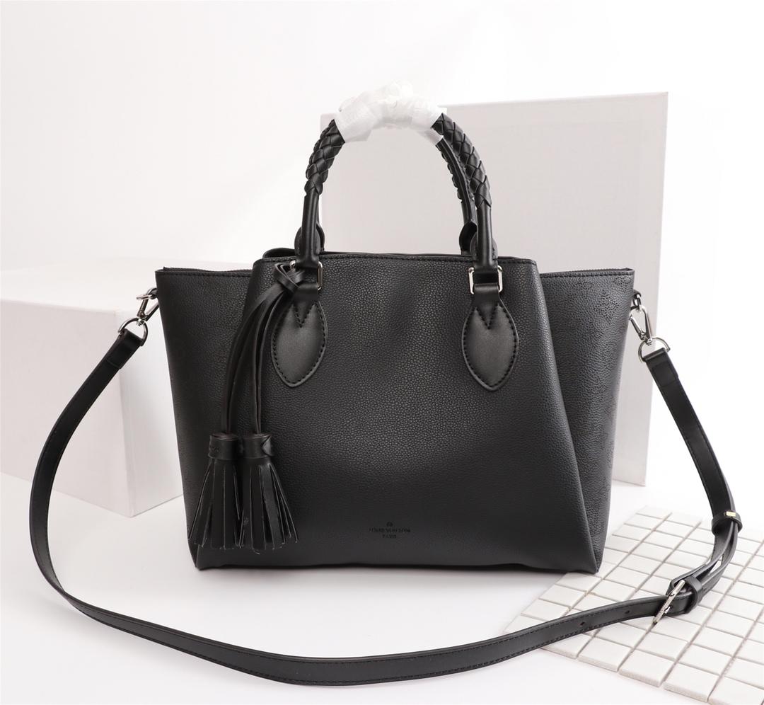 L0vis Vvtt0n Mahina zipper Tote handbag Black