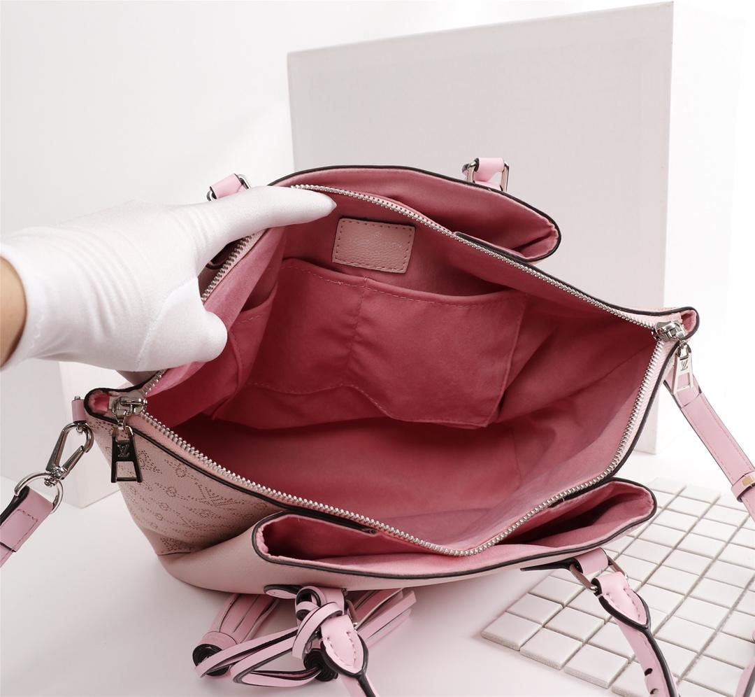 L0vis Vvtt0n Mahina zipper Tote handbag Pink