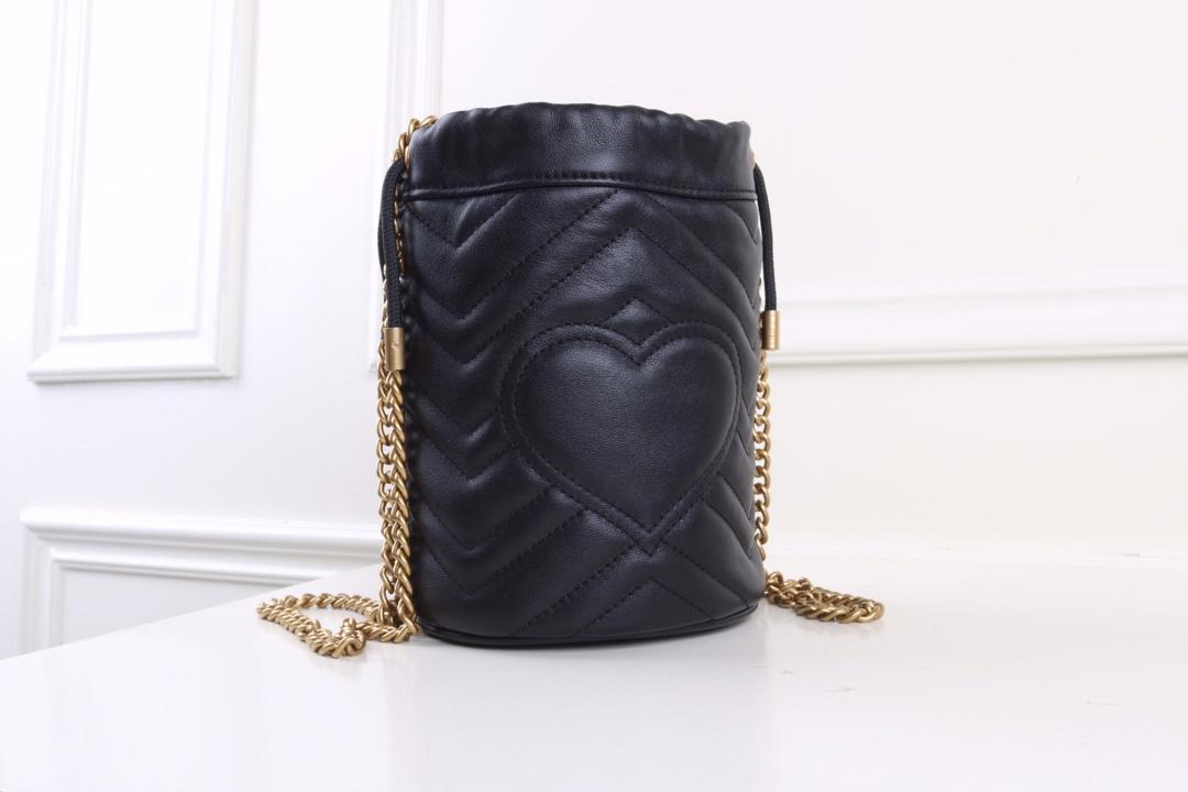 Gvc*1 Marmont mini bucket Black bag 575163