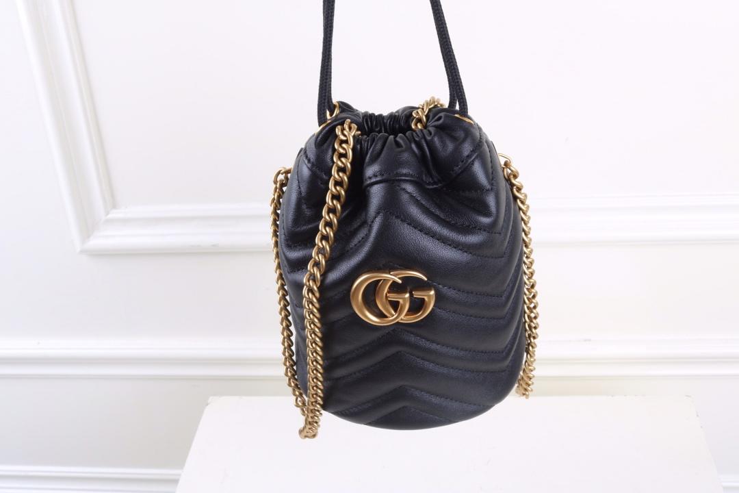 Gvc*1 Marmont mini bucket Black bag 575163