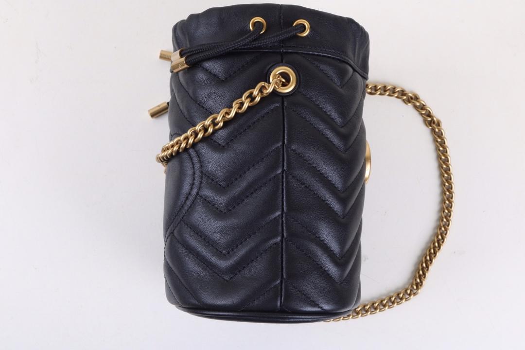 Gvc*1 Marmont mini bucket Black bag 575163