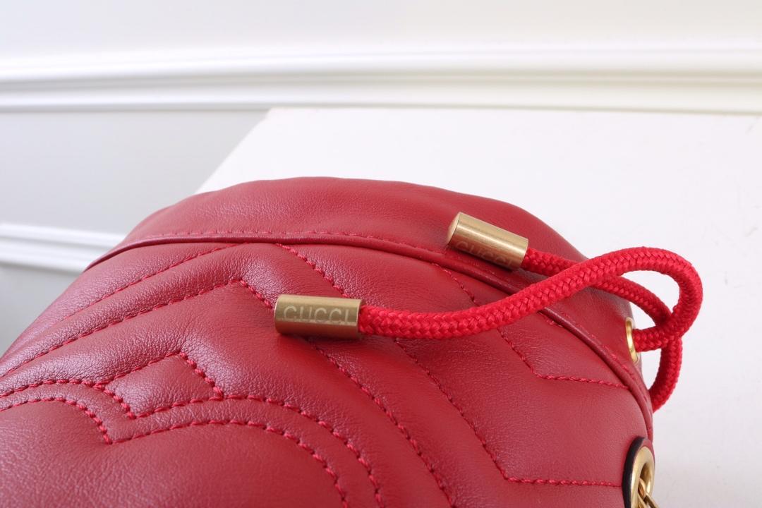 Gvc*1 Marmont mini bucket Red bag 575163