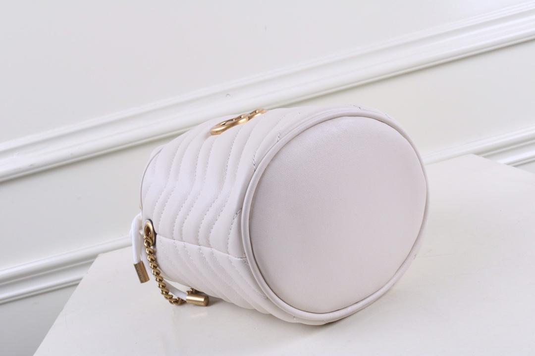 Gvc*1 Marmont mini bucket White bag 575163