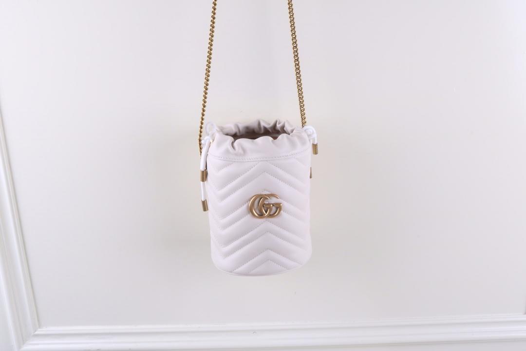 Gvc*1 Marmont mini bucket White bag 575163