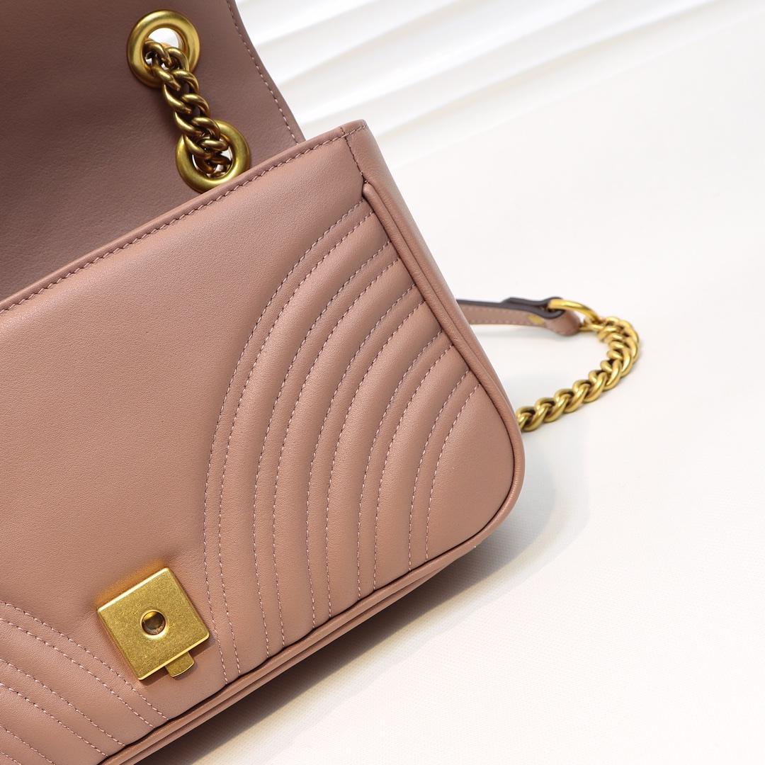 Gvc*1 Marmont small matelassé shoulder bag 26cm 443497 Bagsaa