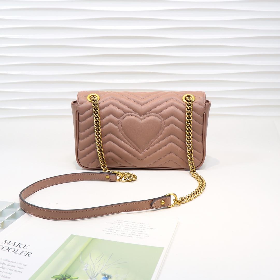 Gvc*1 Marmont small matelassé shoulder bag 26cm 443497 Bagsaa