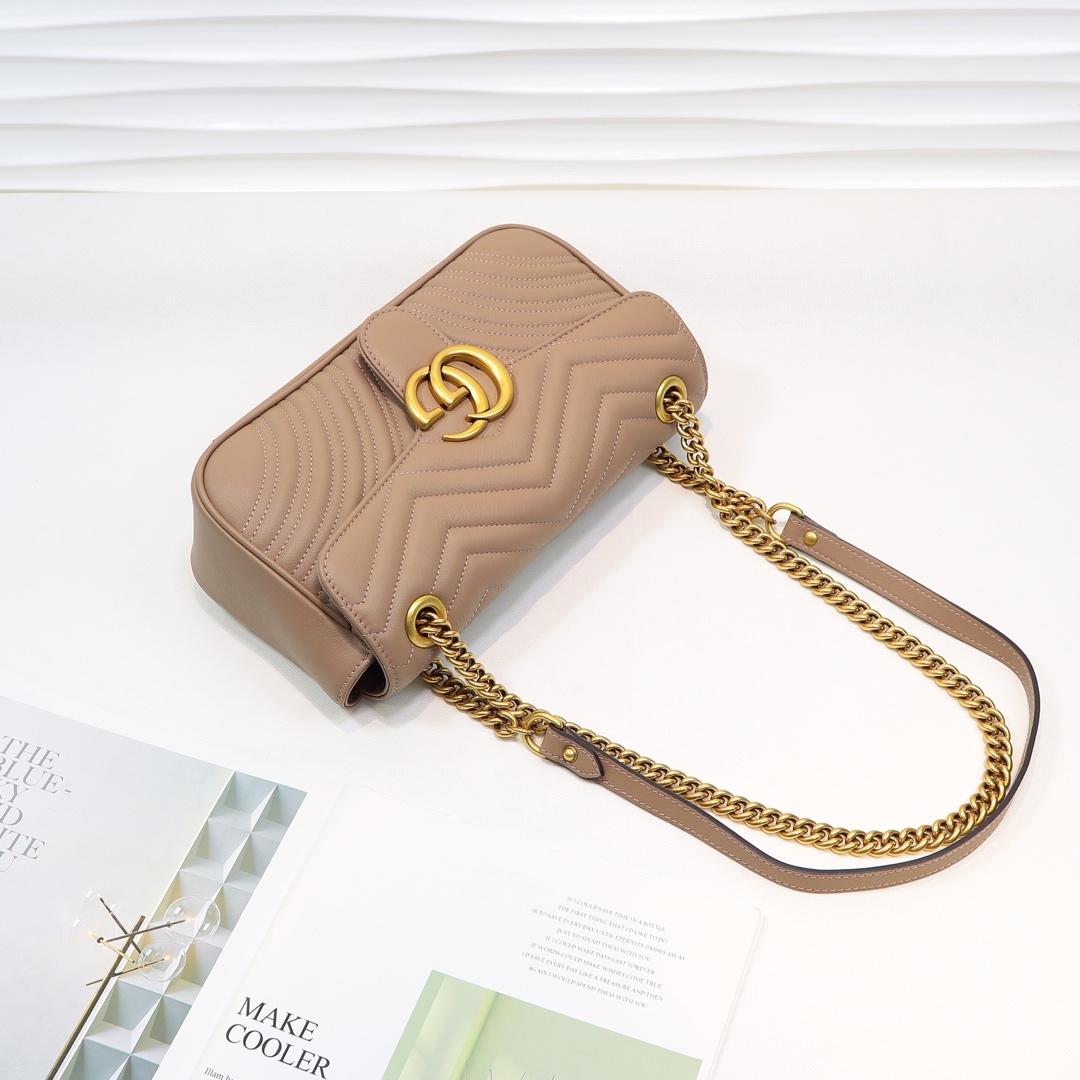 Gvc*1 Marmont Small Matelassé Shoulder Bag 26cm 443497