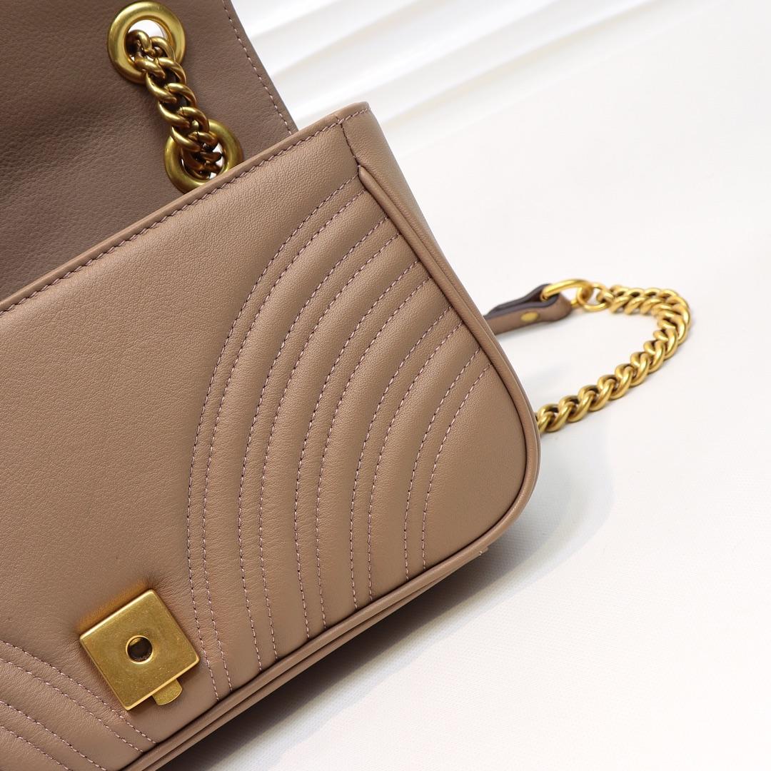 Gvc*1 Marmont Small Matelassé Shoulder Bag 26cm 443497