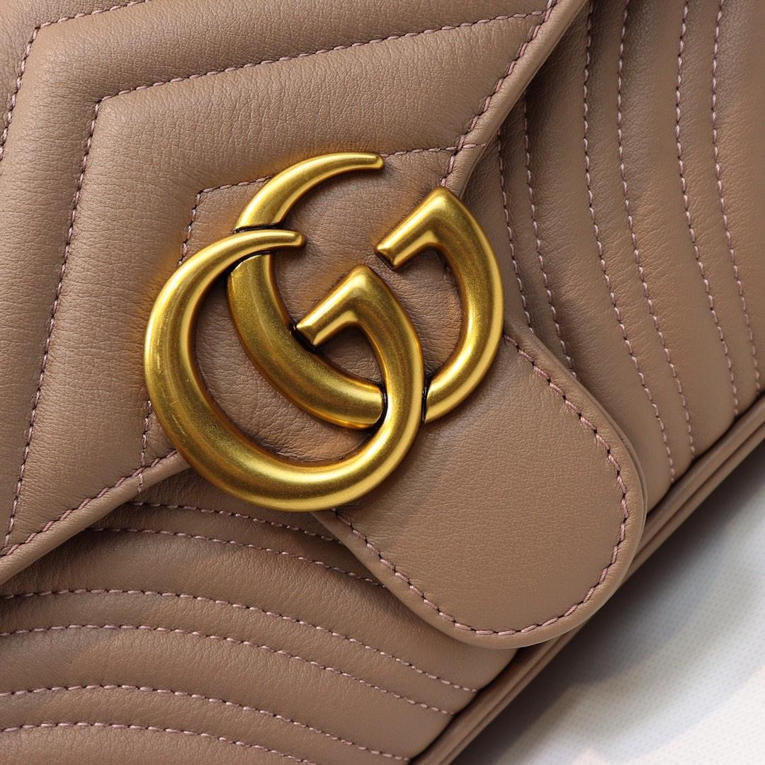 Gvc*1 Marmont Small Matelassé Shoulder Bag 26cm 443497