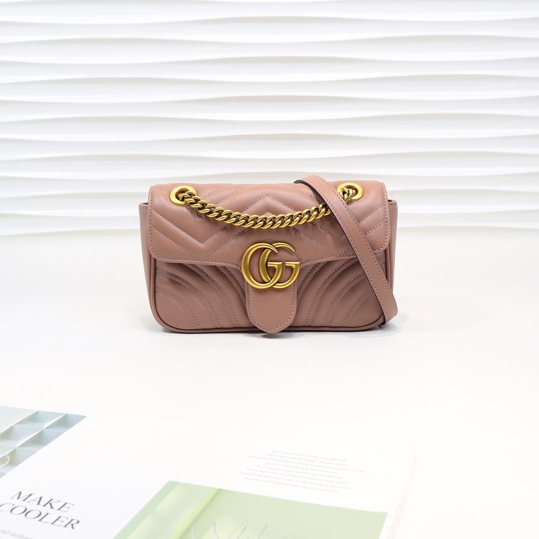 Gvc*1 Marmont Mini Matelassé Shoulder Bag 23cm 446744