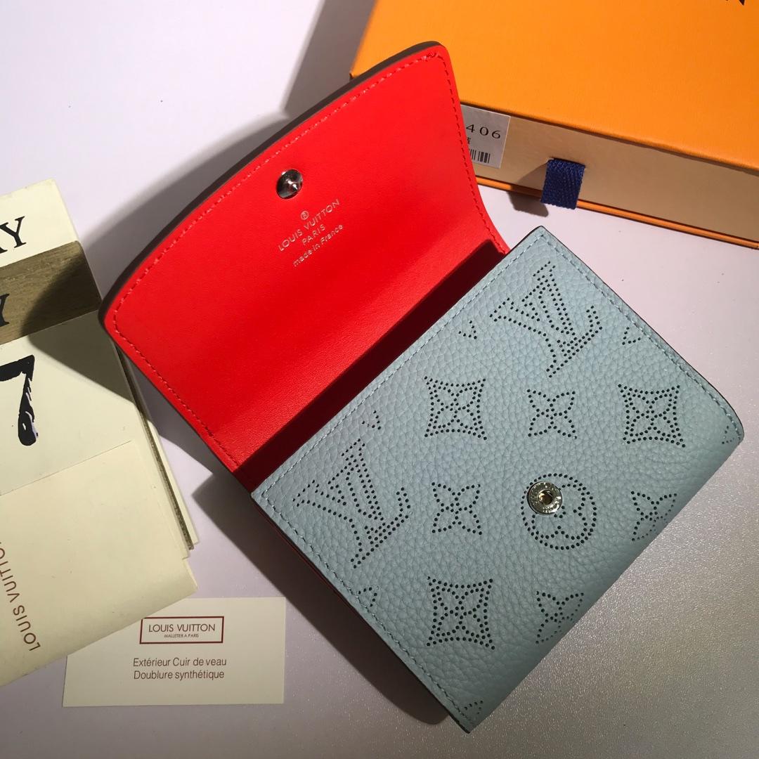 L0vis Vvtt0n Iris Compact Wallet Blue Bagsaa
