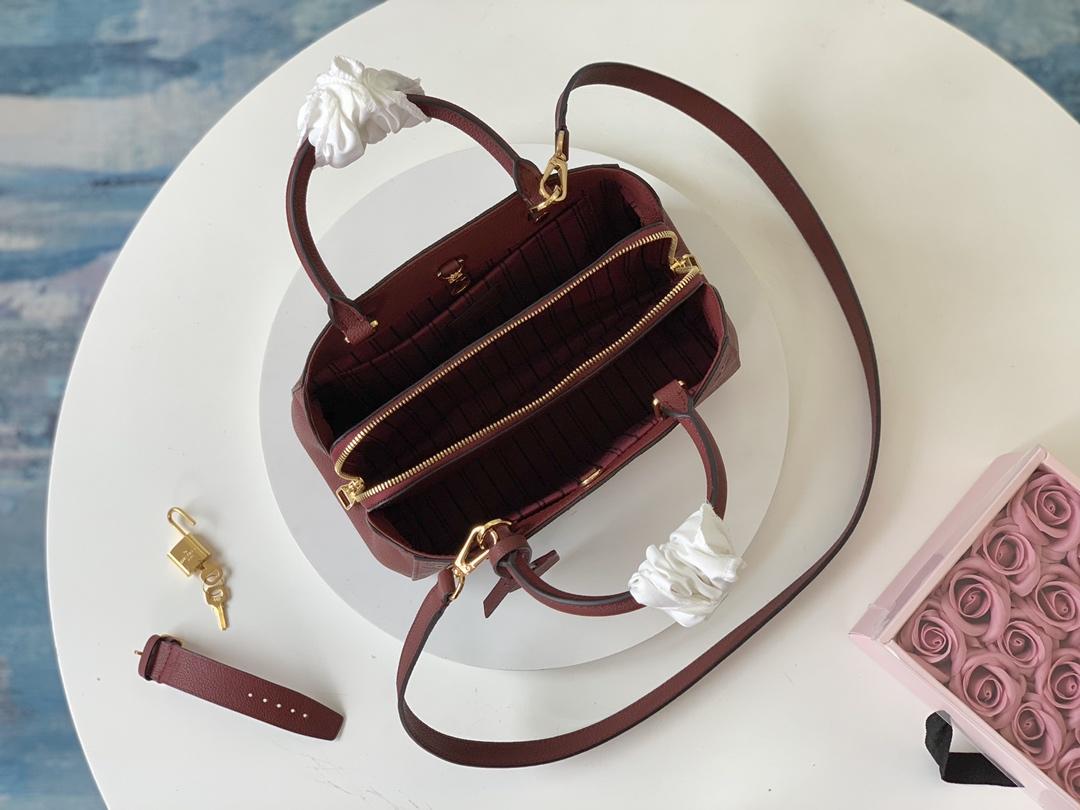 L0vis Vvtt0n Montaigne BB M4431 Wine Red