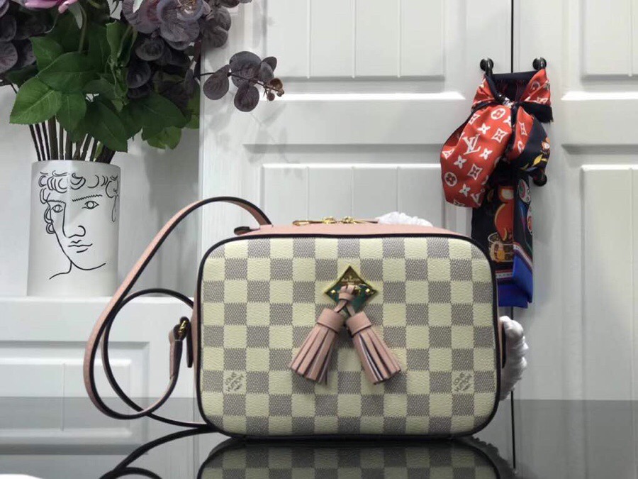 L0vis Vvtt0n Saintonge Damier Azur Canvas N40155