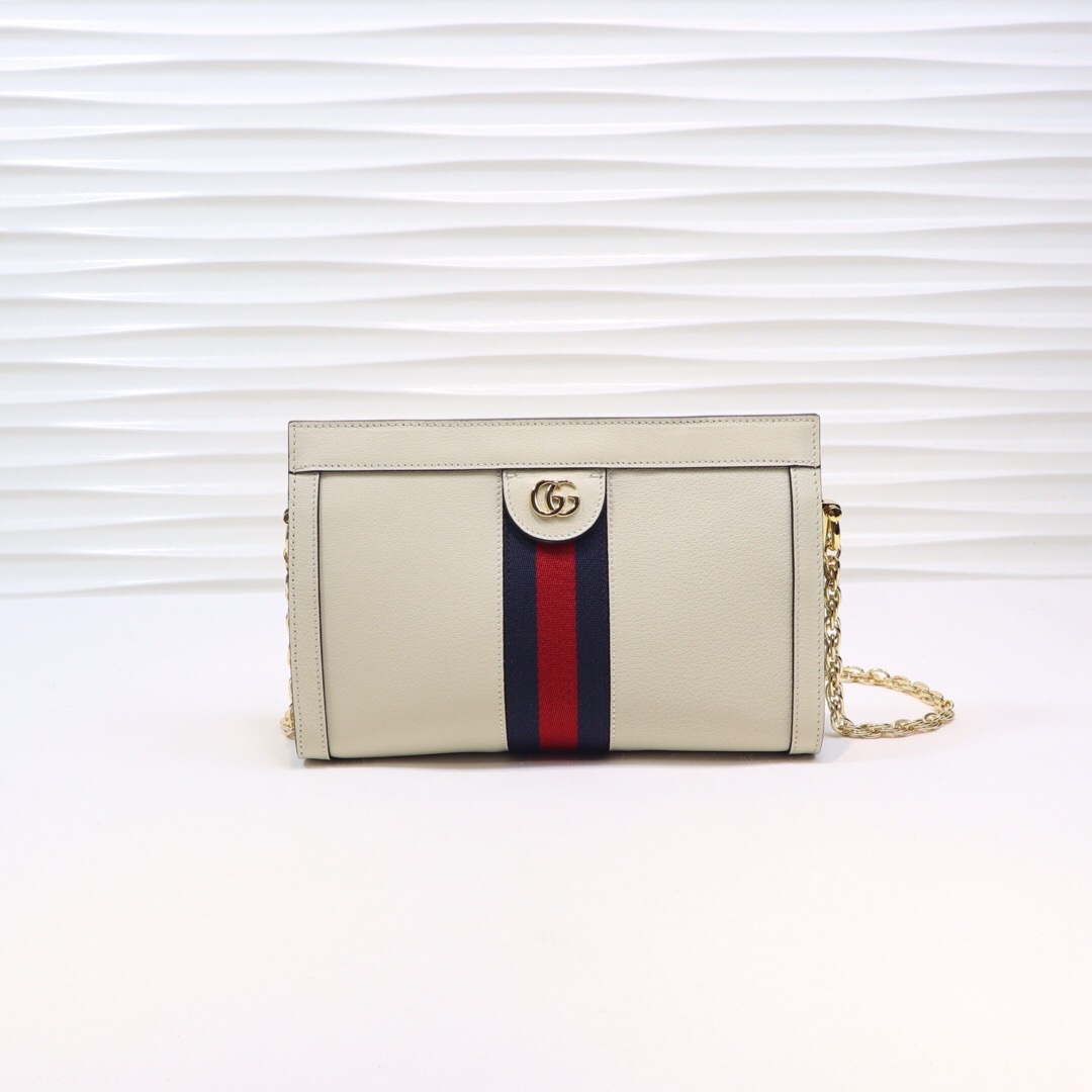 Gvc*1 Ophidia small shoulder bag White 503877