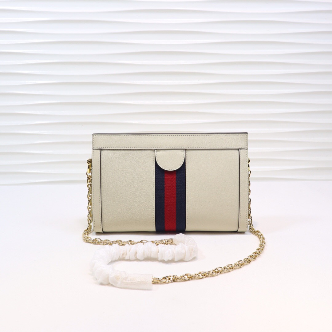 Gvc*1 Ophidia small shoulder bag White 503877