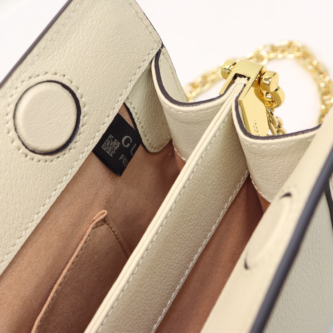 Gvc*1 Ophidia small shoulder bag White 503877
